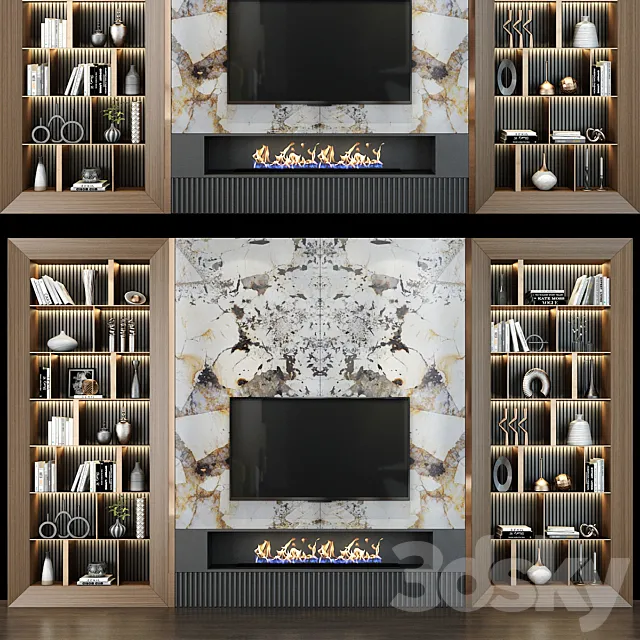 TV shelf 0207 3DS Max Model