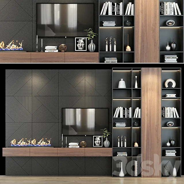 TV shelf 0254 3DSMax File