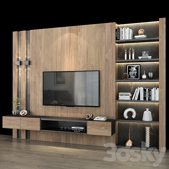 TV shelf 0259 3DS Max Model