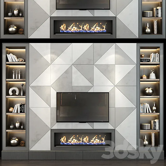 TV shelf 0269 3ds Max