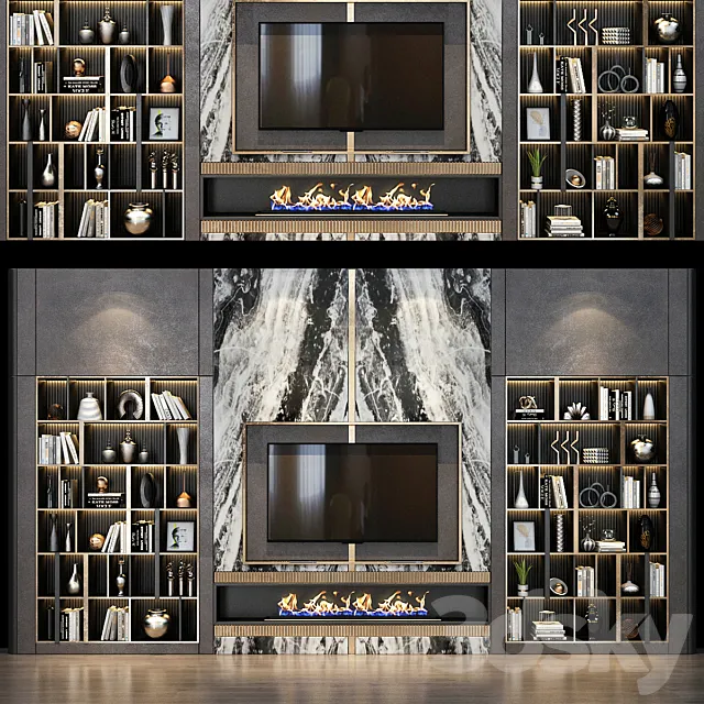 TV shelf 0278 3DS Max Model