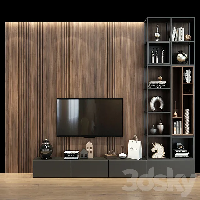 TV shelf 0348 3ds Max