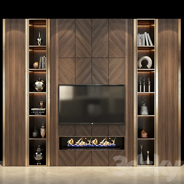 TV shelf 0409 3DS Max Model