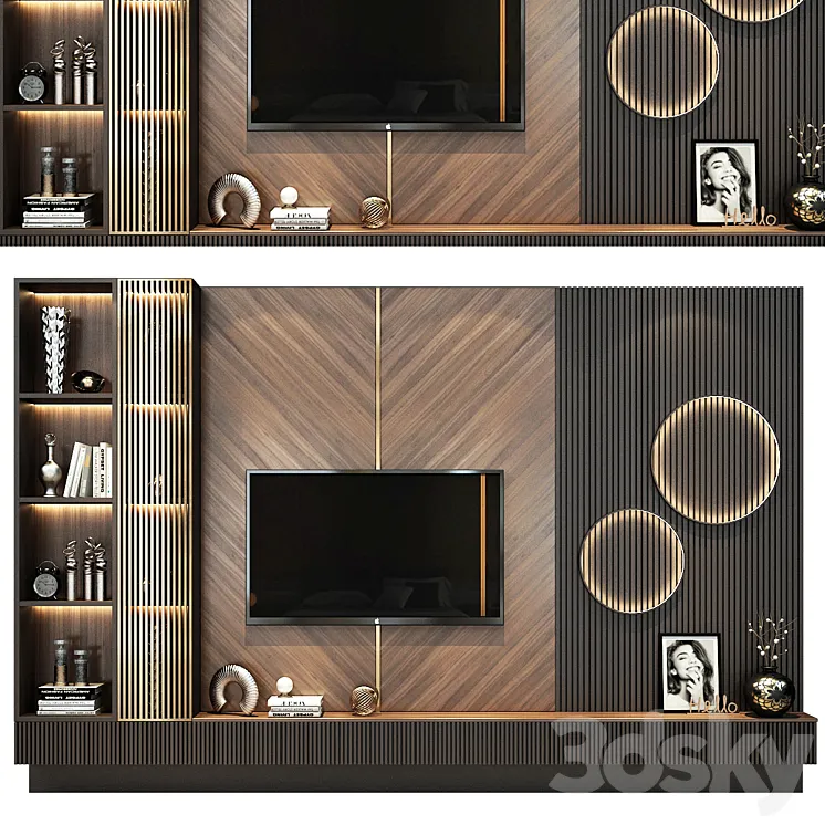 TV shelf 0521 3DS Max Model