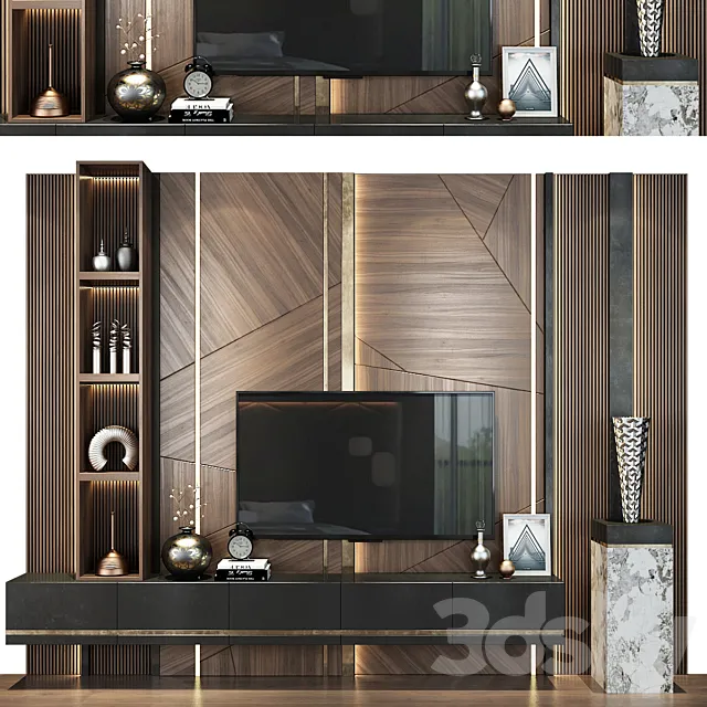 TV shelf 0562 3ds Max