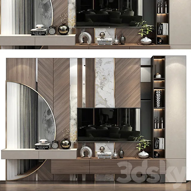 TV shelf 0567 3ds Max