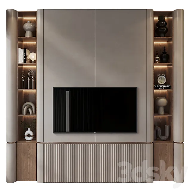 TV shelf 0765 3ds Max