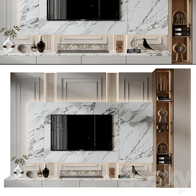 TV shelf 0769 3ds Max