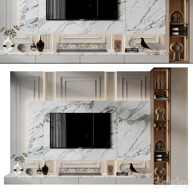 TV shelf 0769 3dsMax Model