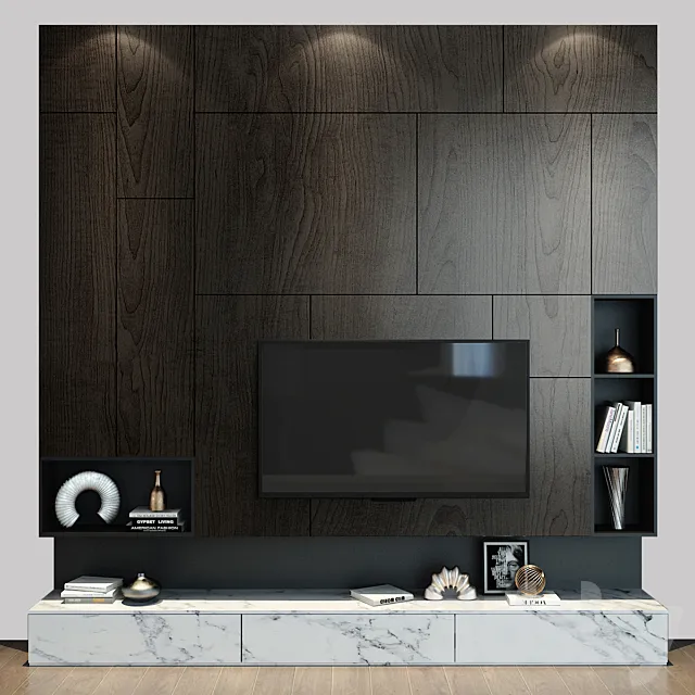 TV shelf 082 3ds Max