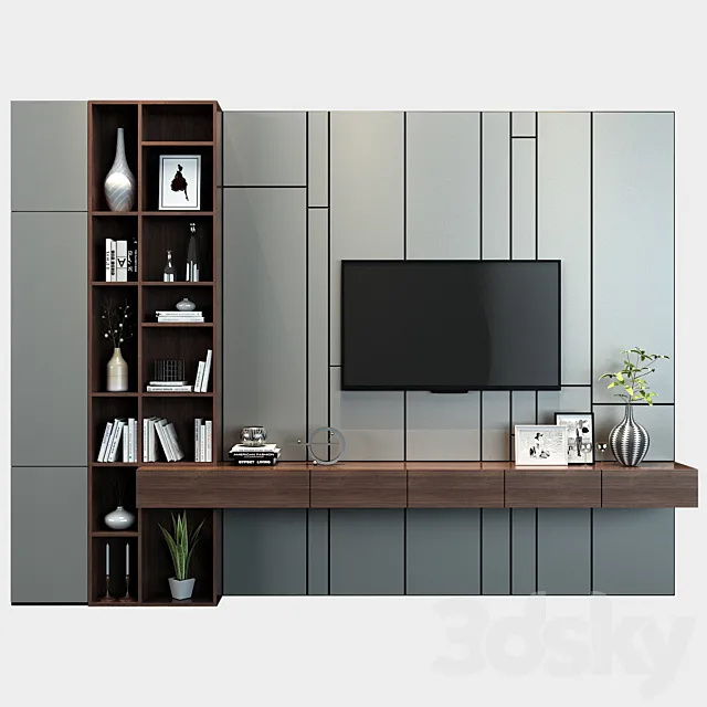 TV shelf 09 3DS Max Model