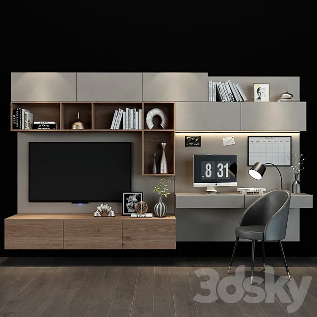 TV shelf 091 3DS Max Model