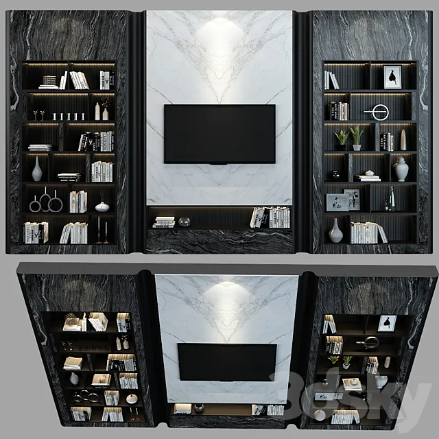 TV shelf 17 3DS Max Model