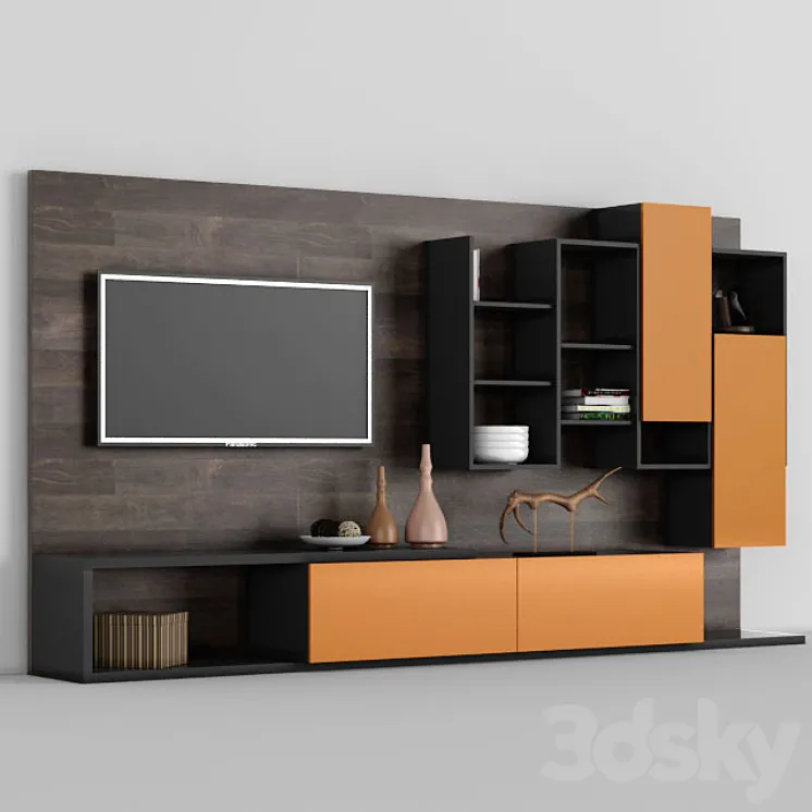 TV Stand 3DS Max