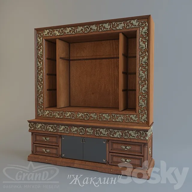 TV stand from kolekci “Jacqueline” 3DSMax File