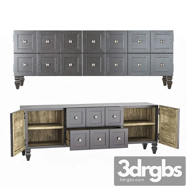 Tv stand full house 1drbg078 black