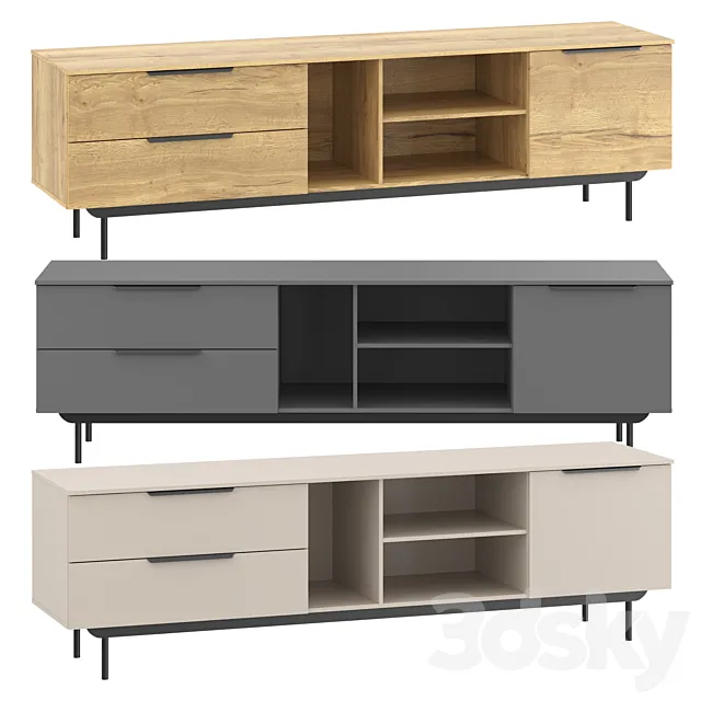 TV stand Quelen 2 3DS Max Model