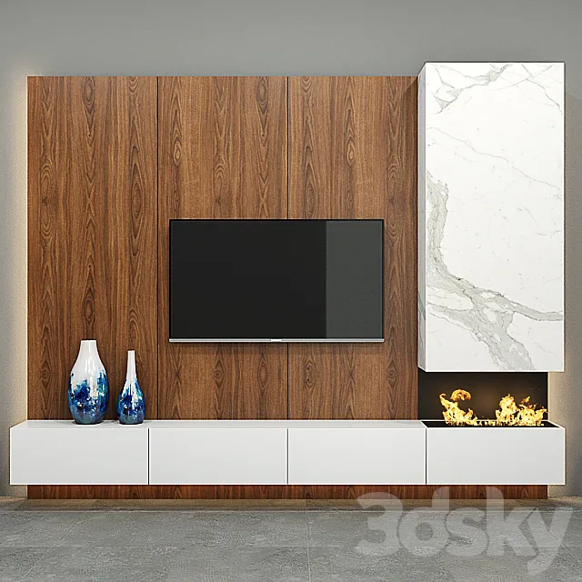 Tv Unit Model 01 3ds Max