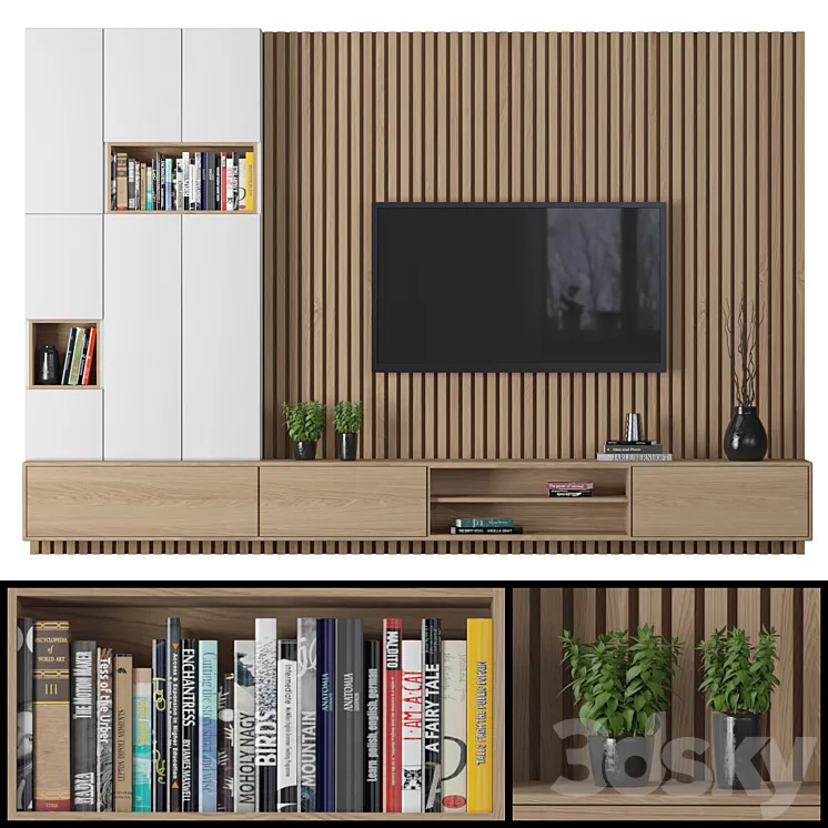 TV Wall 047 3DS Max