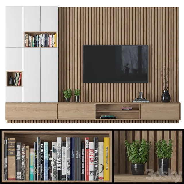 TV Wall 047 3dsMax Model