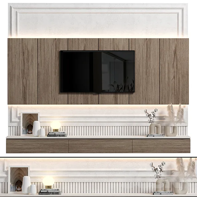 TV Wall 101 3ds Max