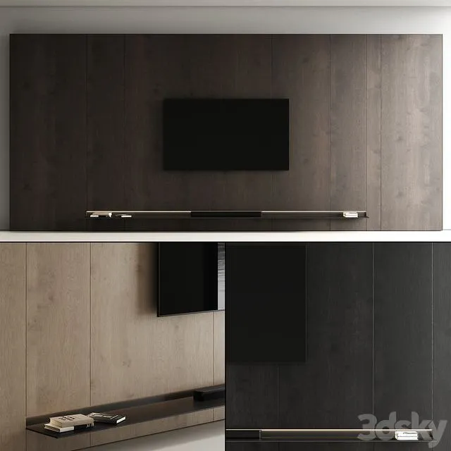 TV Wall 11 3dsMax Model
