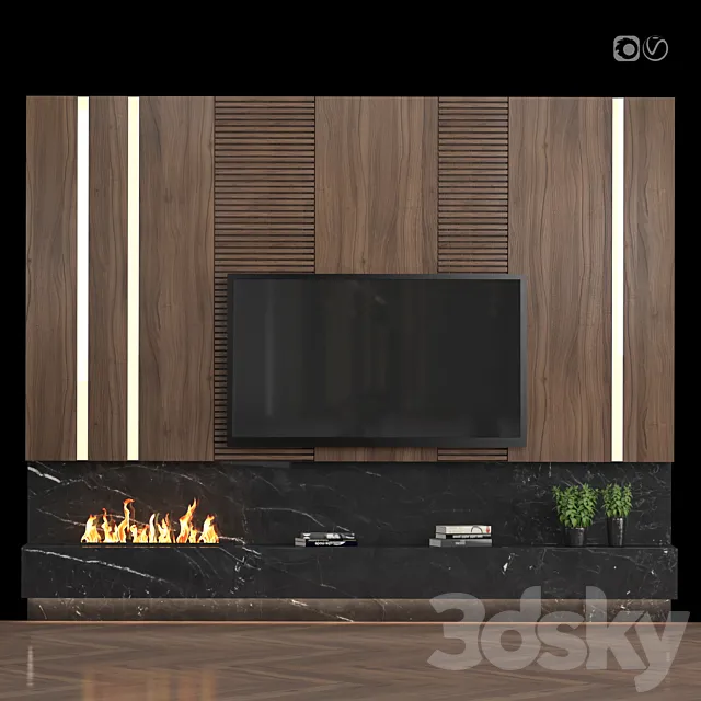 TV Wall 14 3DS Max Model