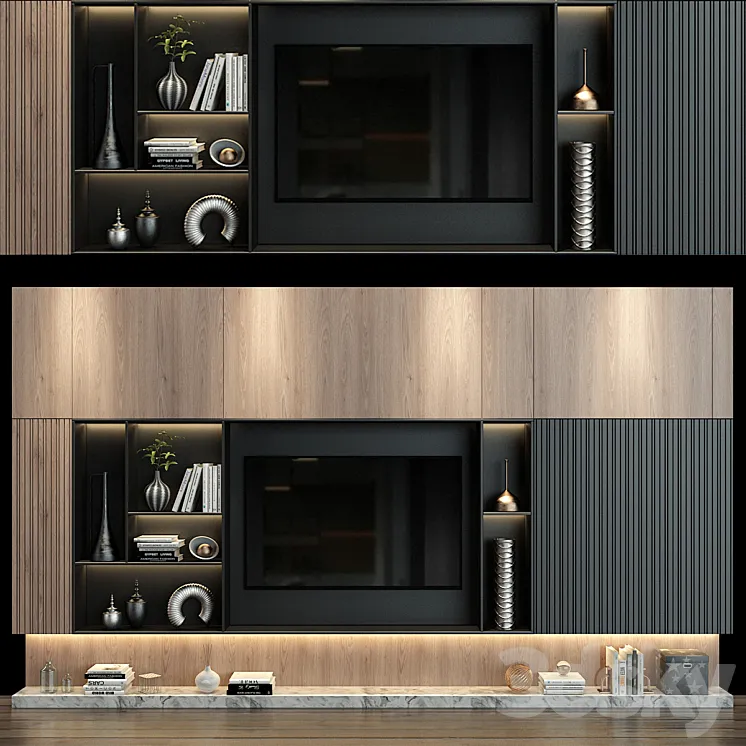 TV Wall 163 3DS Max