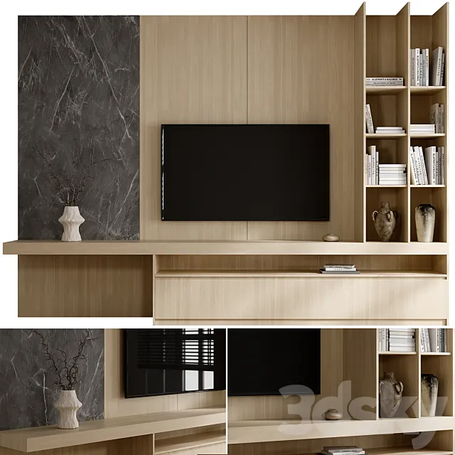 Tv Wall 20 3dsMax Model