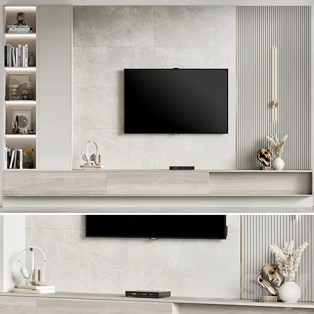 TV Wall 30 3ds Max