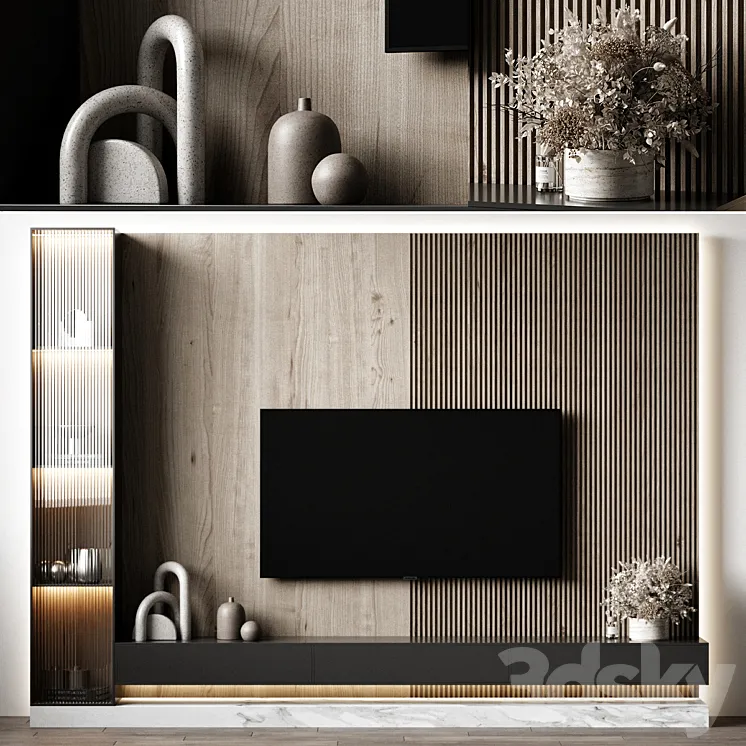 TV Wall 5 3DS Max