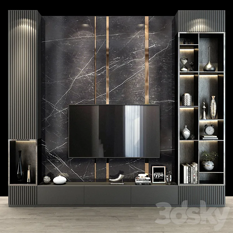 TV Wall 88 3DS Max