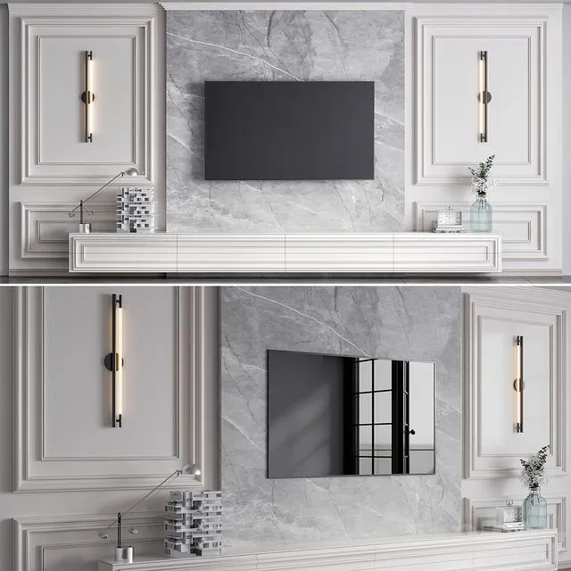 TV WALL NO31 3dsMax Model