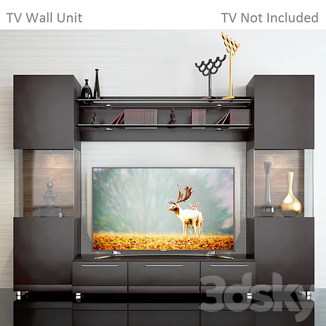 TV WALL UNIT 2 3DSMax File