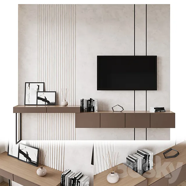 TV zone 3ds Max