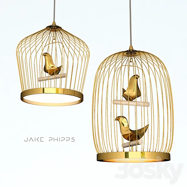 Tweetie lamps by Jake Phipps 3DS Max Model