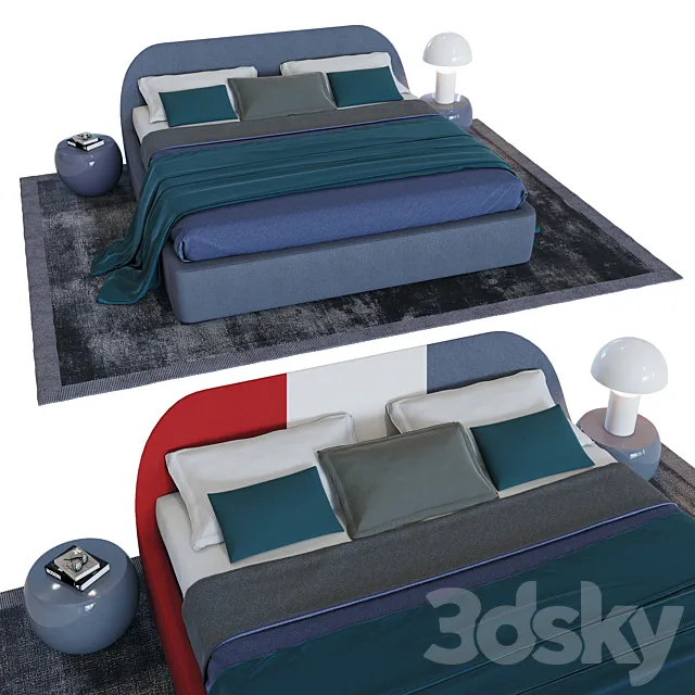 TWIGY BED 3DS Max Model