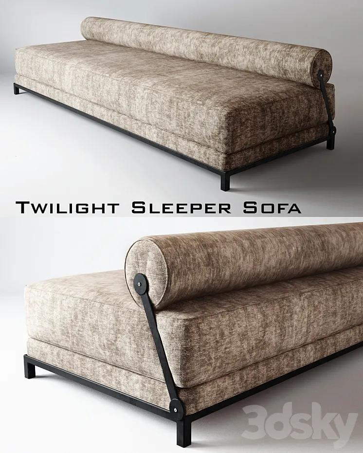 Twilight Sleeper Sofa 3DS Max Model
