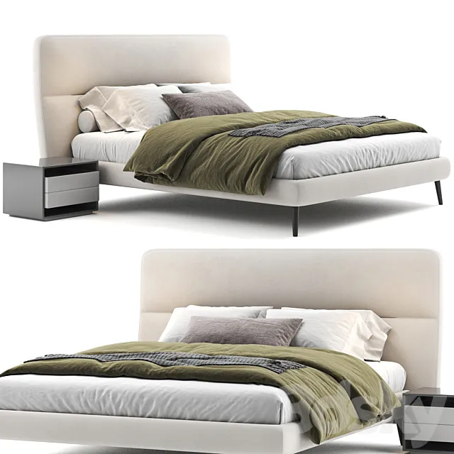 TWILS DE LIGHT BED 3ds Max