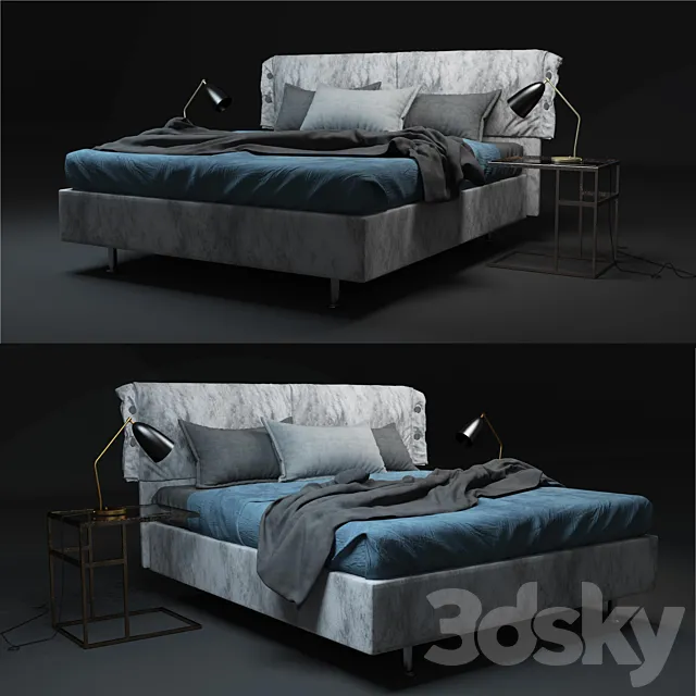 Twils Giselle bed_set 3DSMax File