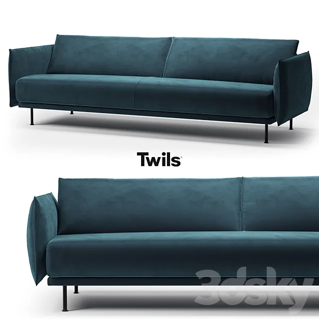 Twils Graffiti Sofa 3DS Max Model