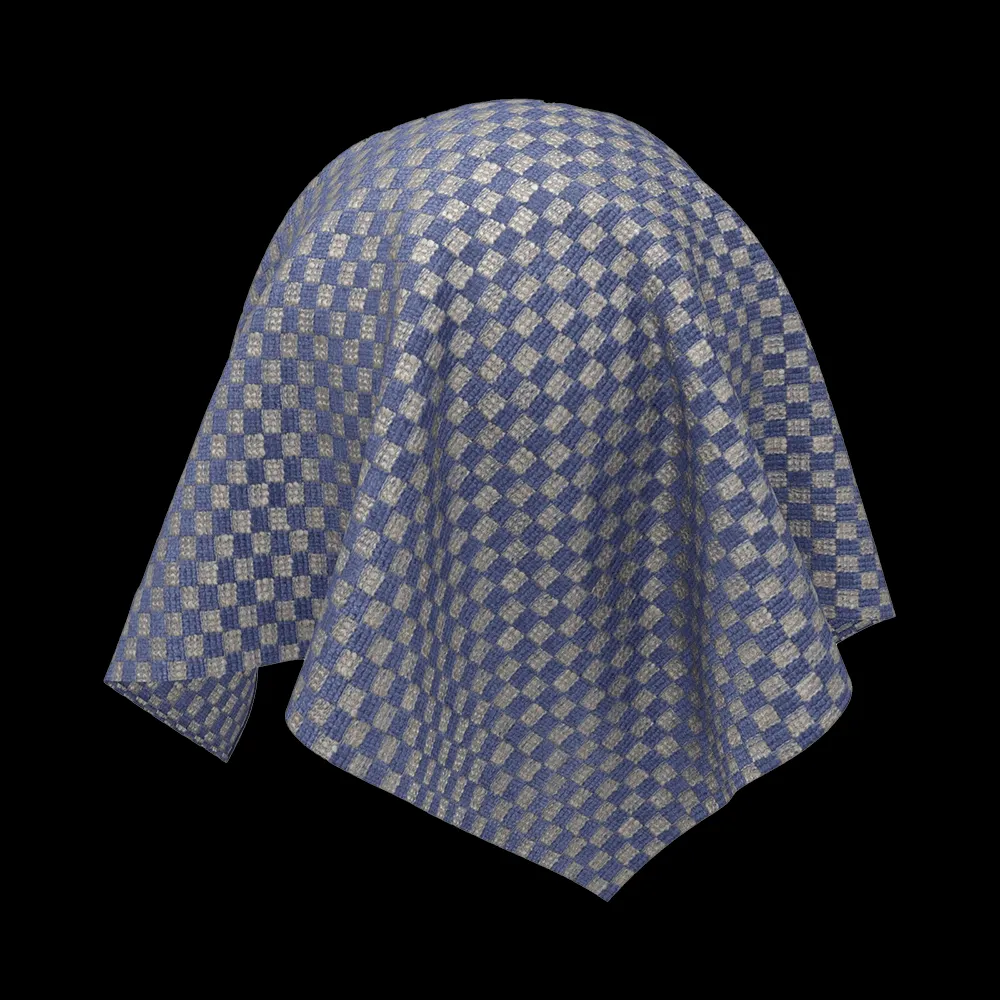 Twinbru – Geometric Blue Jacquard 1864017 3ds Max