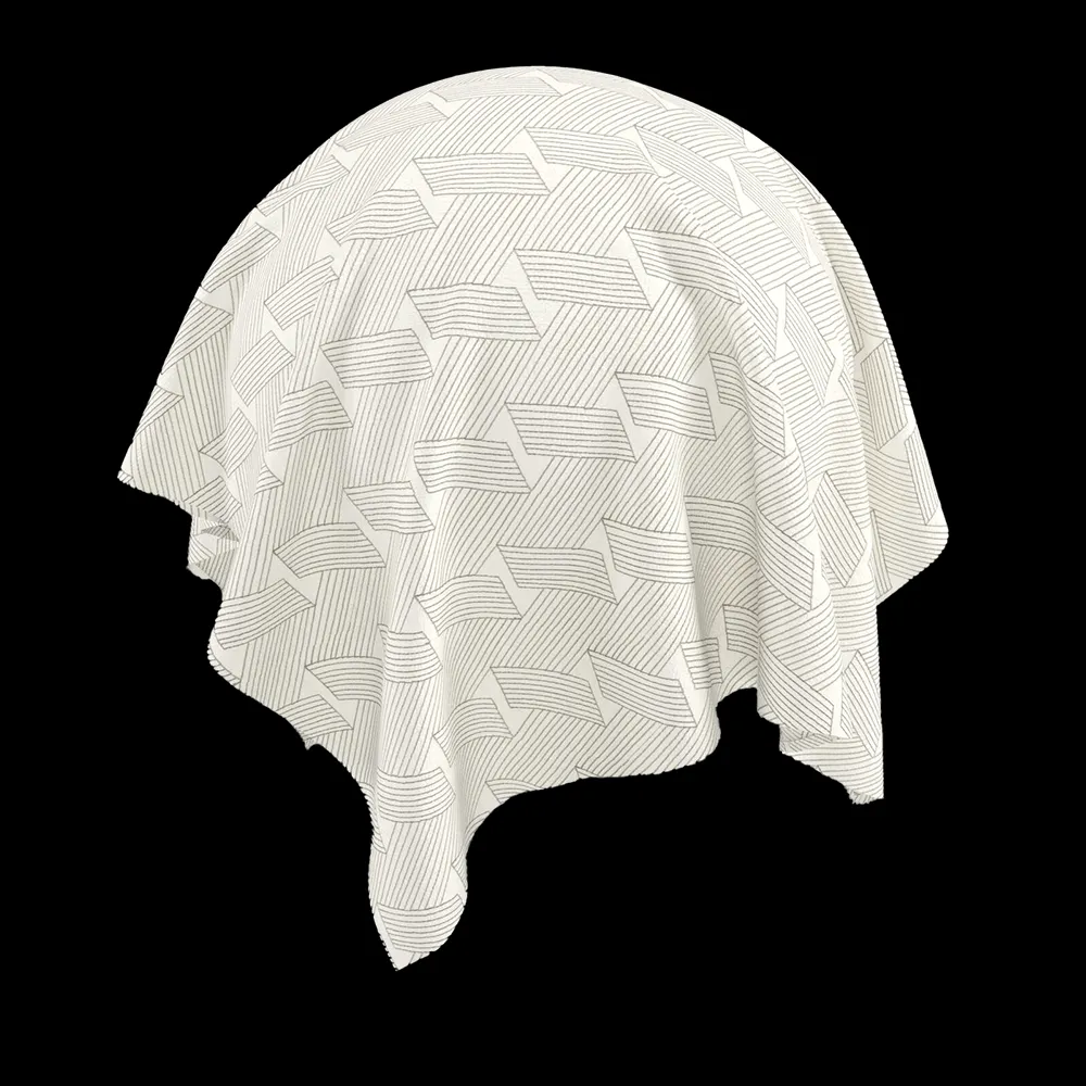 Twinbru – Geometric Natural Embroidery 2868590 3ds Max