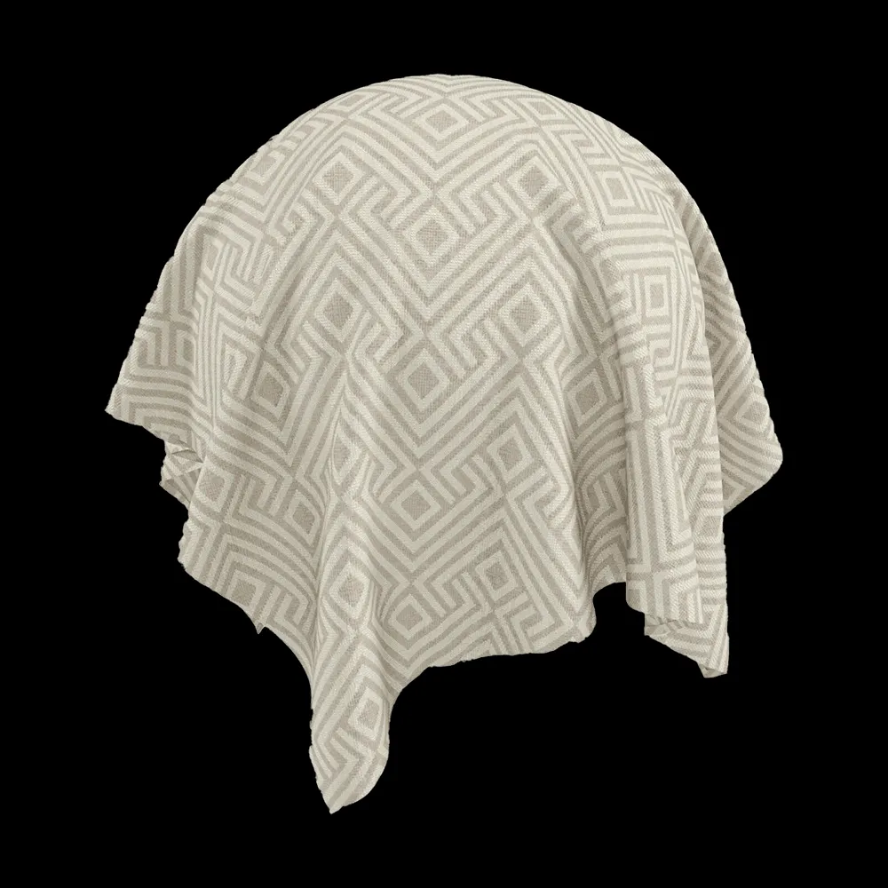Twinbru – Geometric Natural Jacquard 1164010 3ds Max