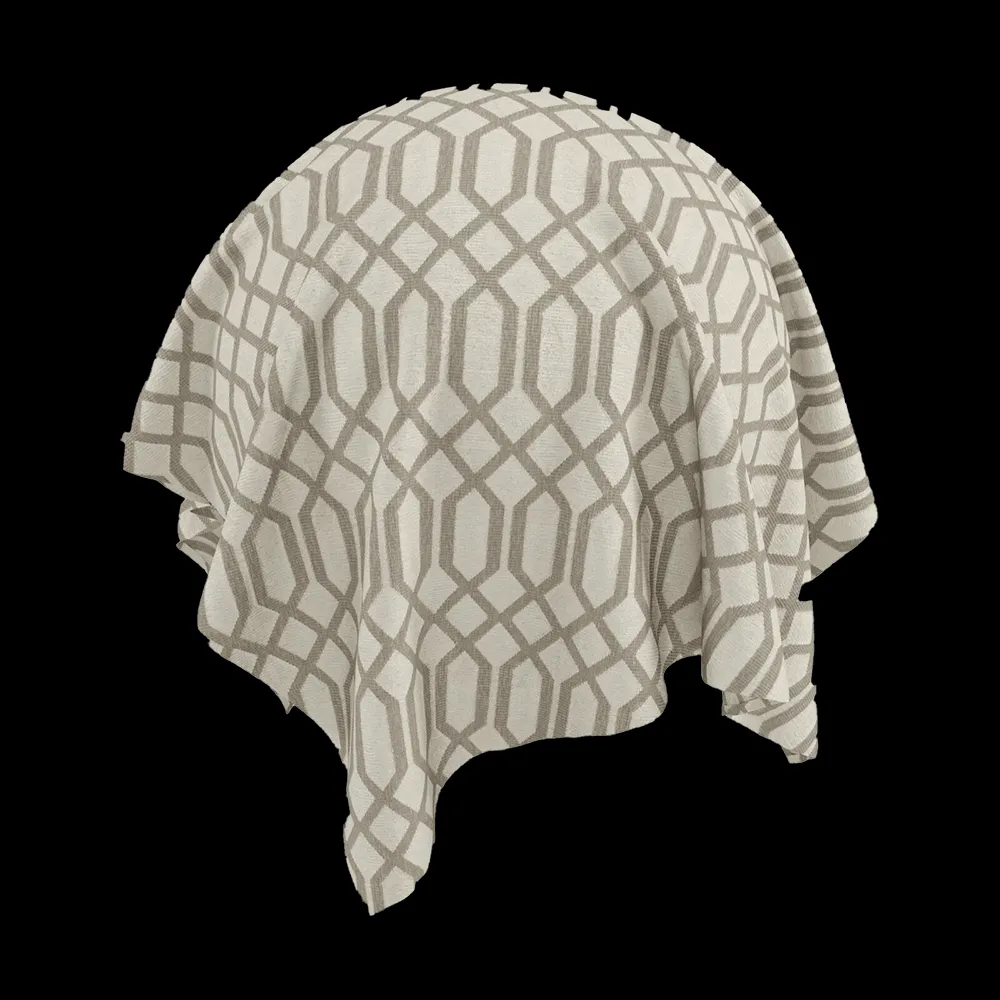 Twinbru – Geometric Natural Jacquard 1464031 3ds Max
