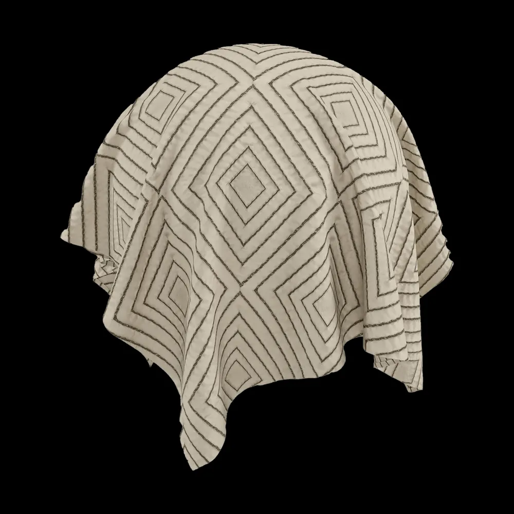 Twinbru – Geometric Natural Jacquard 1862307 3ds Max