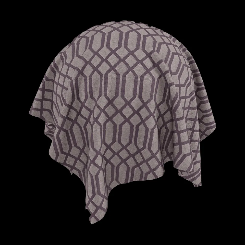 Twinbru – Geometric Purple Jacquard 1564032 3ds Max