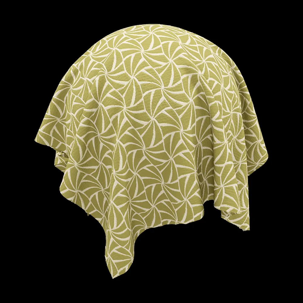Twinbru – Graphical Green Jacquard 1531812 3ds Max
