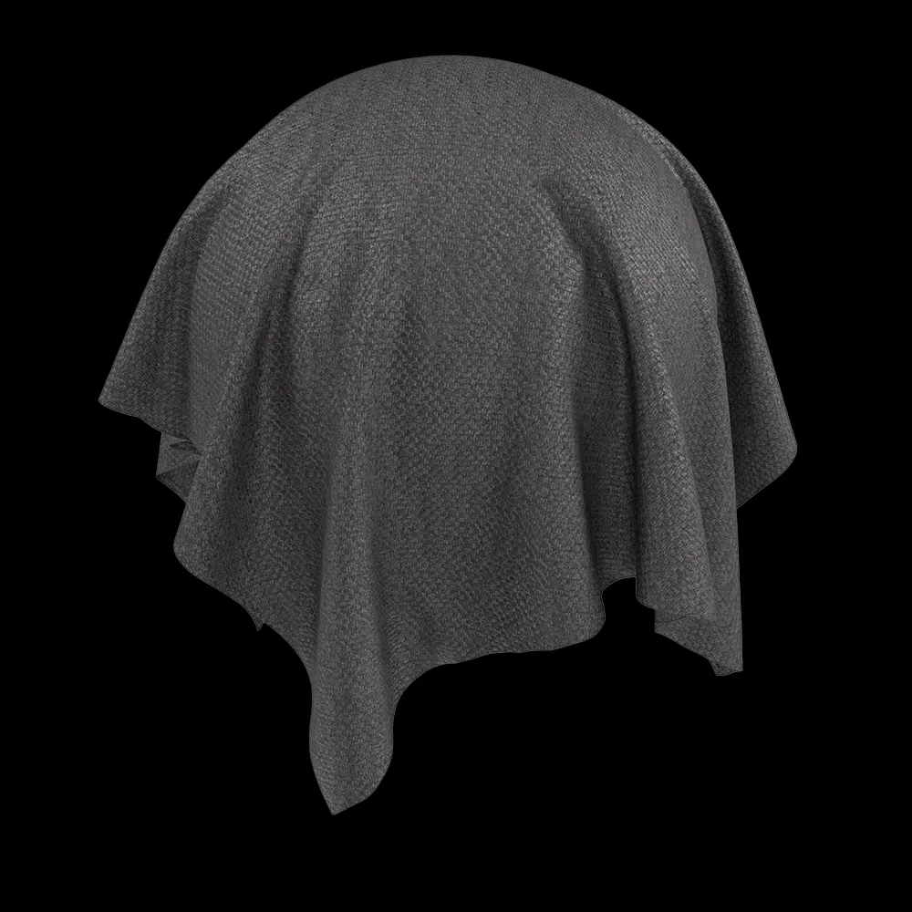 Twinbru – Plain Black Chenille 3568768 3ds Max