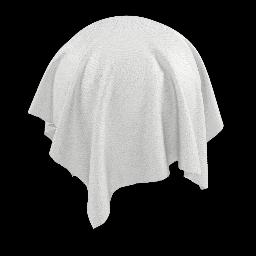 Twinbru – Plain White Chenille 2968762 3ds Max